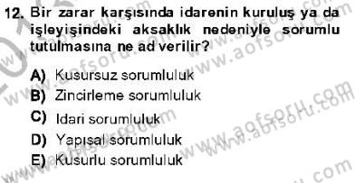 Özel Güvenlik Hukuku 1 Dersi 2013 - 2014 Yılı (Final) Dönem Sonu Sınav Soruları 12. Soru