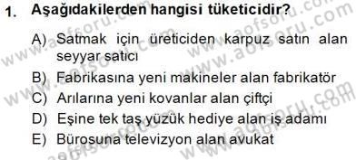 Tüketici Hukuku Dersi 2014 - 2015 Yılı (Vize) Ara Sınav Soruları 1. Soru
