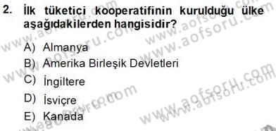 Tüketici Hukuku Dersi 2014 - 2015 Yılı (Final) Dönem Sonu Sınav Soruları 2. Soru