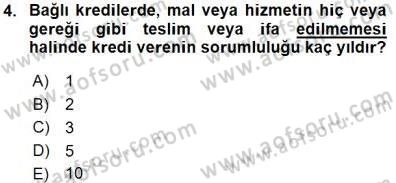 Tüketici Hukuku Dersi 2015 - 2016 Yılı (Final) Dönem Sonu Sınav Soruları 4. Soru