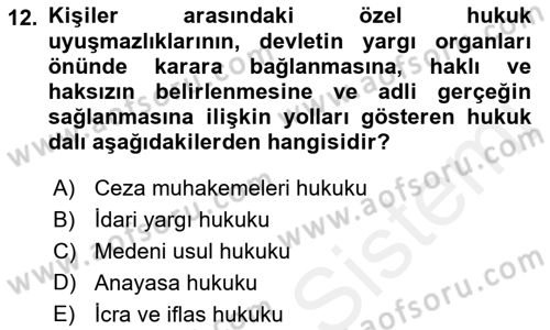 Uluslararası Ticaret Hukuku Dersi 2018 - 2019 Yılı (Final) Dönem Sonu Sınav Soruları 12. Soru