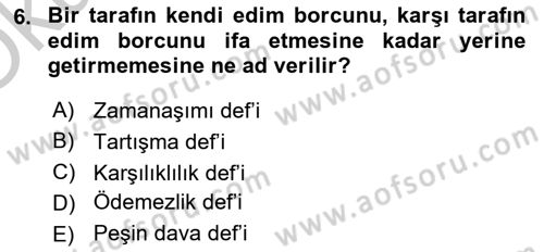 Uluslararası Ticaret Hukuku Dersi 2018 - 2019 Yılı Yaz Okulu Sınav Soruları 6. Soru