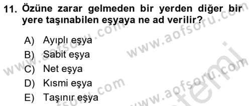 Uluslararası Ticaret Hukuku Dersi 2021 - 2022 Yılı Yaz Okulu Sınav Soruları 11. Soru