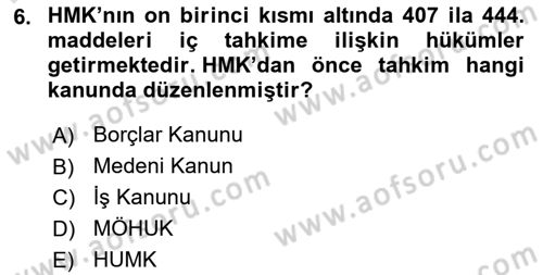 Uluslararası Ticaret Hukuku Dersi 2024 - 2025 Yılı (Final) Dönem Sonu Sınav Soruları 6. Soru