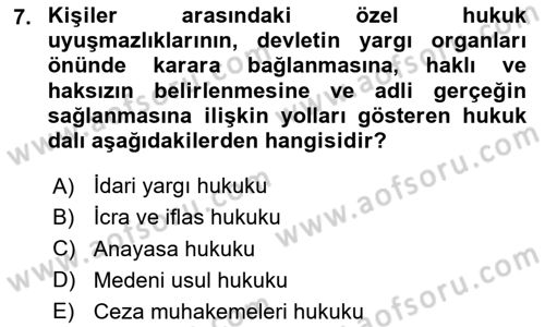 Uluslararası Ticaret Hukuku Dersi 2024 - 2025 Yılı (Final) Dönem Sonu Sınav Soruları 7. Soru