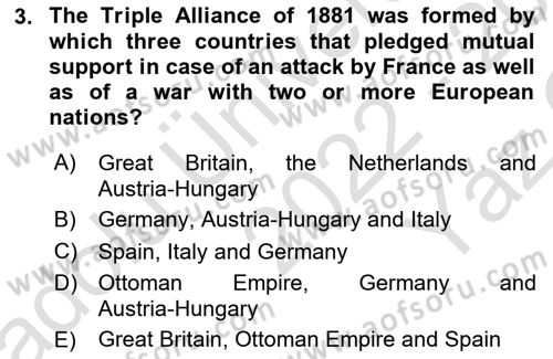International Security Dersi 2022 - 2023 Yılı Yaz Okulu Sınav Soruları 3. Soru