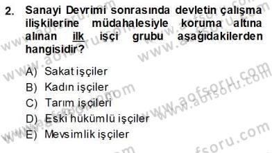 Bireysel İş Hukuku Dersi 2013 - 2014 Yılı (Vize) Ara Sınav Soruları 2. Soru