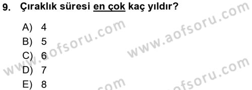 Bireysel İş Hukuku Dersi 2015 - 2016 Yılı (Vize) Ara Sınav Soruları 9. Soru