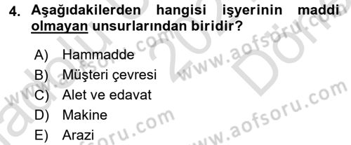 Bireysel İş Hukuku Dersi 2021 - 2022 Yılı (Final) Dönem Sonu Sınav Soruları 4. Soru