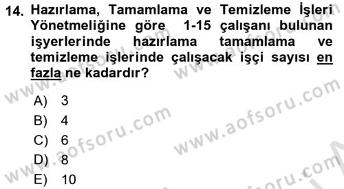 Bireysel İş Hukuku Dersi 2025 - 2026 Yılı (Final) Dönem Sonu Sınav Soruları 14. Soru
