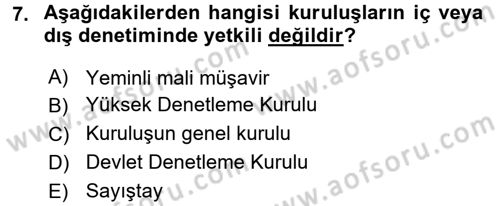 Toplu İş Hukuku Dersi 2017 - 2018 Yılı 3 Ders Sınav Soruları 7. Soru