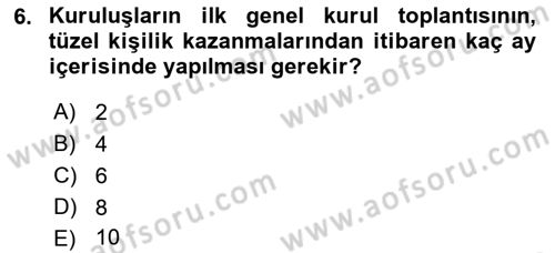 Toplu İş Hukuku Dersi 2023 - 2024 Yılı (Vize) Ara Sınav Soruları 6. Soru