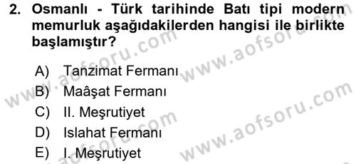 Kamu Personel Hukuku Dersi 2015 - 2016 Yılı (Final) Dönem Sonu Sınav Soruları 2. Soru