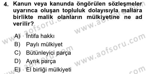 Özel Vergi Hukuku 2 Dersi 2017 - 2018 Yılı (Final) Dönem Sonu Sınav Soruları 4. Soru