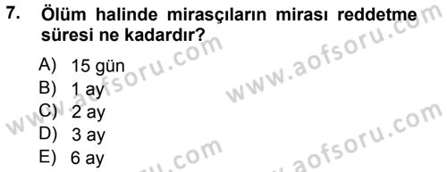 Vergi Hukuku Dersi 2012 - 2013 Yılı (Vize) Ara Sınav Soruları 7. Soru