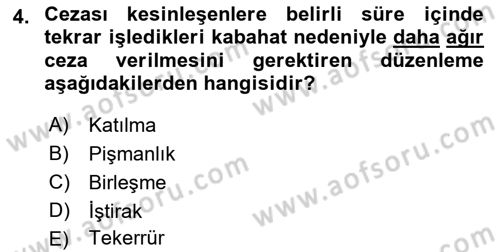 Vergi Ceza Hukuku Dersi 2018 - 2019 Yılı (Final) Dönem Sonu Sınav Soruları 4. Soru