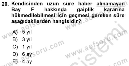 Vergi Ceza Hukuku Dersi 2021 - 2022 Yılı (Final) Dönem Sonu Sınav Soruları 20. Soru