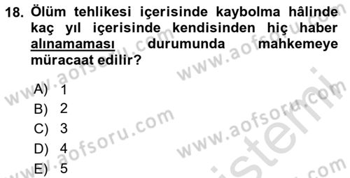 Vergi Ceza Hukuku Dersi 2023 - 2024 Yılı Yaz Okulu Sınav Soruları 18. Soru