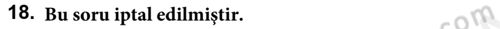 Vergi İcra Hukuku Dersi 2017 - 2018 Yılı (Final) Dönem Sonu Sınav Soruları 18. Soru