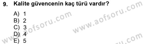 Proje Yönetimi Dersi 2012 - 2013 Yılı (Final) Dönem Sonu Sınav Soruları 9. Soru