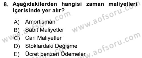 Proje Yönetimi Dersi 2022 - 2023 Yılı (Final) Dönem Sonu Sınav Soruları 8. Soru