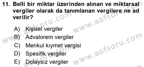 İktisada Giriş 1 Dersi 2020 - 2021 Yılı Yaz Okulu Sınav Soruları 11. Soru