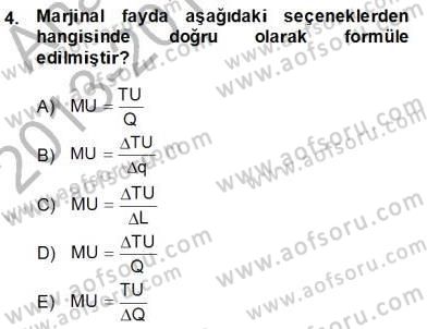 Spor Ekonomisi Dersi 2013 - 2014 Yılı (Final) Dönem Sonu Sınavı 4. Soru