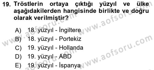 Spor Ekonomisi Dersi 2016 - 2017 Yılı (Final) Dönem Sonu Sınavı 19. Soru