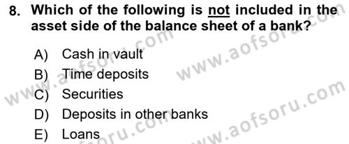 Introduction to Economics 2 Dersi 2018 - 2019 Yılı (Final) Dönem Sonu Sınav Soruları 8. Soru