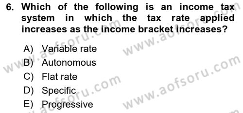 Introduction to Economics 2 Dersi 2023 - 2024 Yılı Yaz Okulu Sınav Soruları 6. Soru
