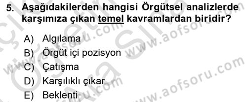 Ekonomi Sosyolojisi Dersi 2023 - 2024 Yılı (Vize) Ara Sınav Soruları 5. Soru