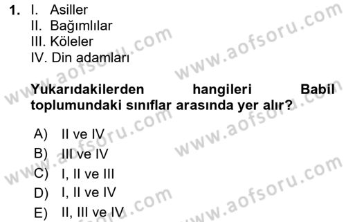 İktisadi Düşünceler Tarihi Dersi Ara Sınavı Deneme Sınav Soruları 1. Soru