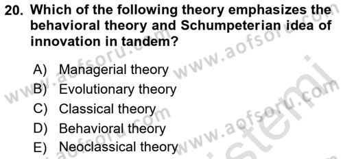 Microeconomic Theory Dersi 2022 - 2023 Yılı Yaz Okulu Sınav Soruları 20. Soru
