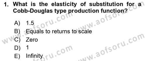 Microeconomic Theory Dersi 2024 - 2025 Yılı (Final) Dönem Sonu Sınav Soruları 1. Soru