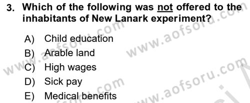 History Of Economic Thought Dersi 2024 - 2025 Yılı (Vize) Ara Sınav Soruları 3. Soru