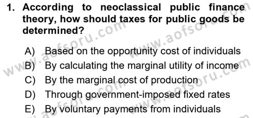 History Of Economic Thought Dersi 2024 - 2025 Yılı (Final) Dönem Sonu Sınav Soruları 1. Soru