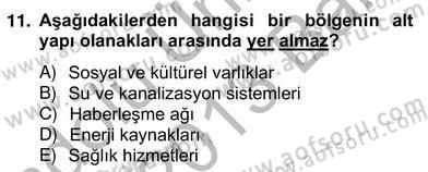 Turizm Ekonomisi Dersi Ara Sınavı Deneme Sınav Soruları 11. Soru
