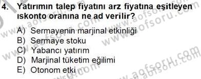 Turizm Ekonomisi Dersi 2012 - 2013 Yılı (Final) Dönem Sonu Sınav Soruları 4. Soru