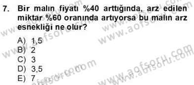 Turizm Ekonomisi Dersi 2012 - 2013 Yılı (Final) Dönem Sonu Sınav Soruları 7. Soru