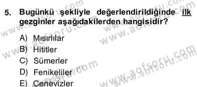 Turizm Ekonomisi Dersi Ara Sınavı Deneme Sınav Soruları 5. Soru