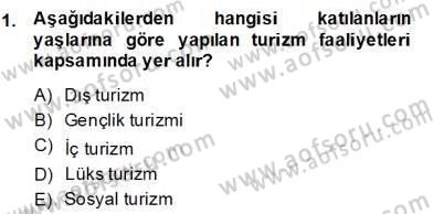 Turizm Ekonomisi Dersi 2013 - 2014 Yılı (Final) Dönem Sonu Sınav Soruları 1. Soru