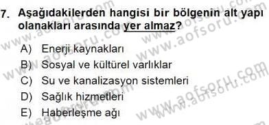 Turizm Ekonomisi Dersi Ara Sınavı Deneme Sınav Soruları 7. Soru