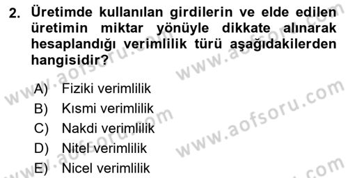 Turizm Ekonomisi Dersi Ara Sınavı Deneme Sınav Soruları 2. Soru