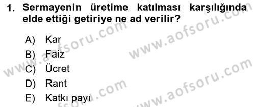 Turizm Ekonomisi Dersi 2021 - 2022 Yılı (Final) Dönem Sonu Sınav Soruları 1. Soru