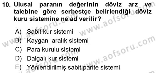 Turizm Ekonomisi Dersi 2021 - 2022 Yılı (Final) Dönem Sonu Sınav Soruları 10. Soru