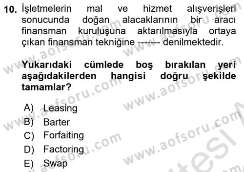 Turizm Ekonomisi Dersi 2022 - 2023 Yılı (Final) Dönem Sonu Sınav Soruları 10. Soru