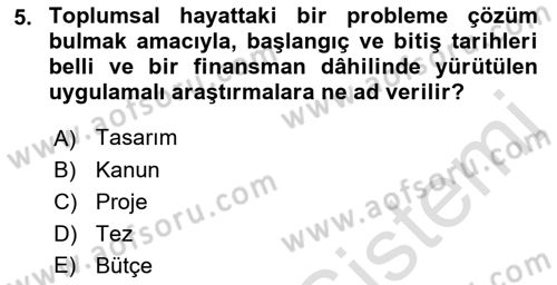 Turizm Ekonomisi Dersi 2022 - 2023 Yılı (Final) Dönem Sonu Sınav Soruları 5. Soru