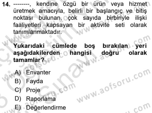 Turizm Ekonomisi Dersi 2022 - 2023 Yılı Yaz Okulu Sınav Soruları 14. Soru