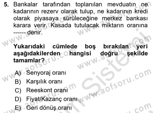 Turizm Ekonomisi Dersi 2023 - 2024 Yılı (Final) Dönem Sonu Sınav Soruları 5. Soru