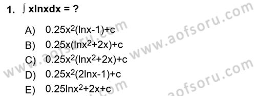 Mathematical Economics Dersi 2024 - 2025 Yılı (Final) Dönem Sonu Sınav Soruları 1. Soru